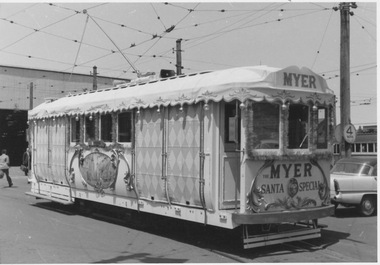 The Myer Santa Special tram