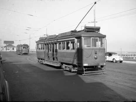VR trams 40 & 39 at Brighton Beach.