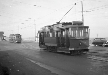 VR trams 40 & 7 at Brighton Beach.