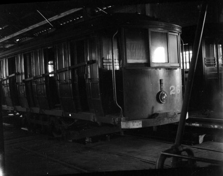 VR trams 26 at Sandringham depot