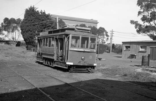 VR tram 3 at Elwood Depot