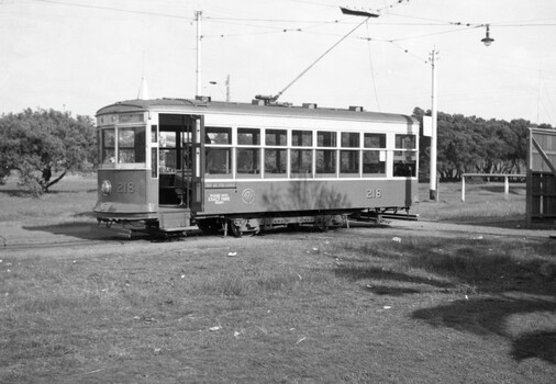 MMTB X 218 at the Point Ormond terminus. 