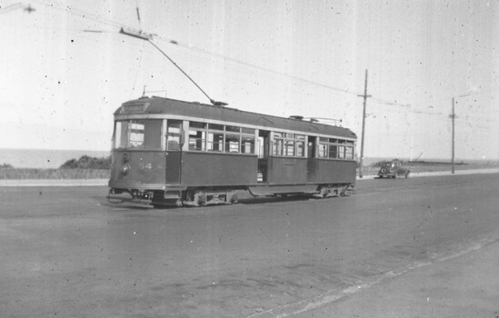 VR Tram No. 54 at Brighton Beach terminus.
