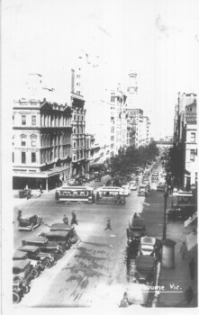 Cable tram - Bourke and Queen Sts.