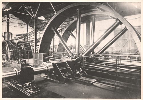 Interior of a cable tram Engine House