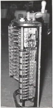 K35 controller showing the cut out switches and the reversing barrell
