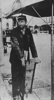 Signalman at Collins and Swanton Streets