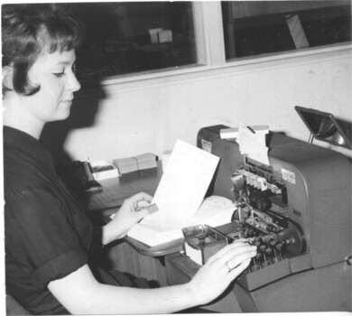 Punch card operator