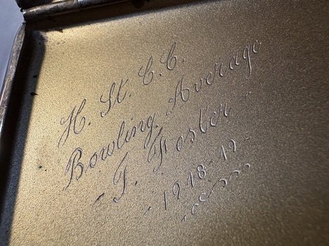 Cigarette Case - inscription