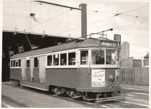 MMTB W4 673 at South Melbourne Depot
