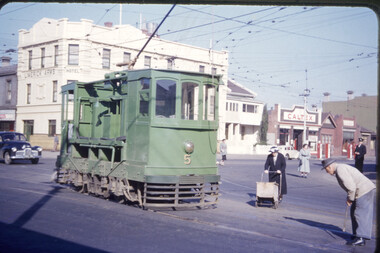 Slide - MMTB and MTA tramway operations - set of 11, Hugh Ballment, 1950s to 1980s