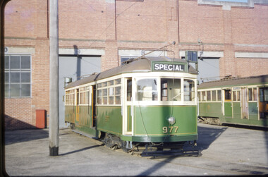 Slide - MMTB, MTA and VR tramway operations set of 11, Hugh Ballment, 1950s to 1990s