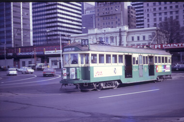 Slide - MMTB, VR and MTA tramway operations set of 11, Hugh Ballment, 1950s to 1990s
