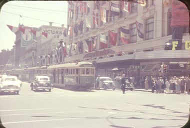 Slide - MMTB, and MTA tramway operations set of 11, Hugh Ballment, 1950s to 1980s