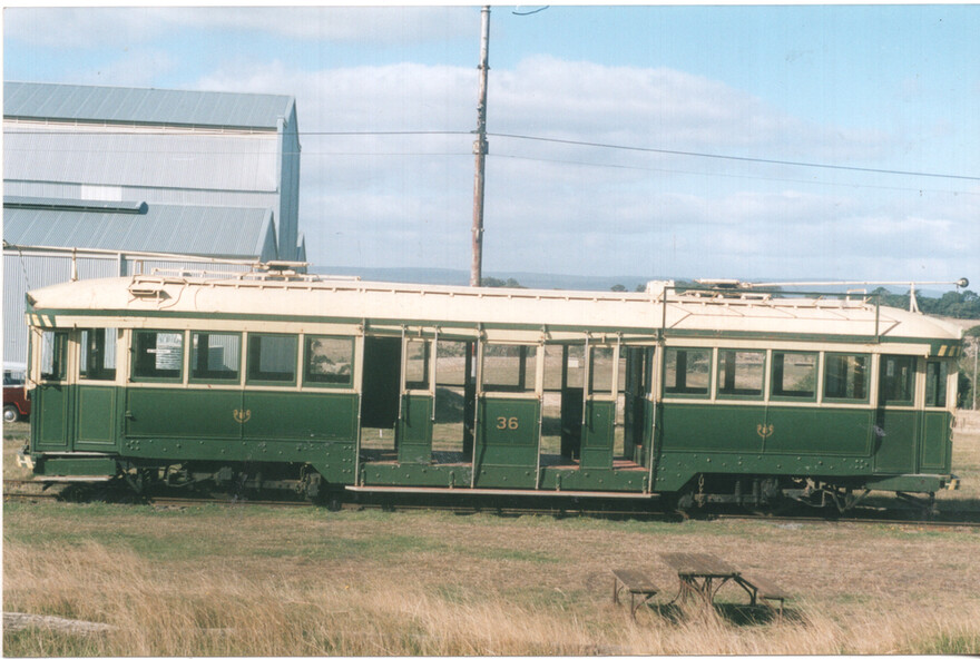 Photograph - SECV Ballarat tram 36 at TMSV Bylands, Norm Cross, cDec 2001