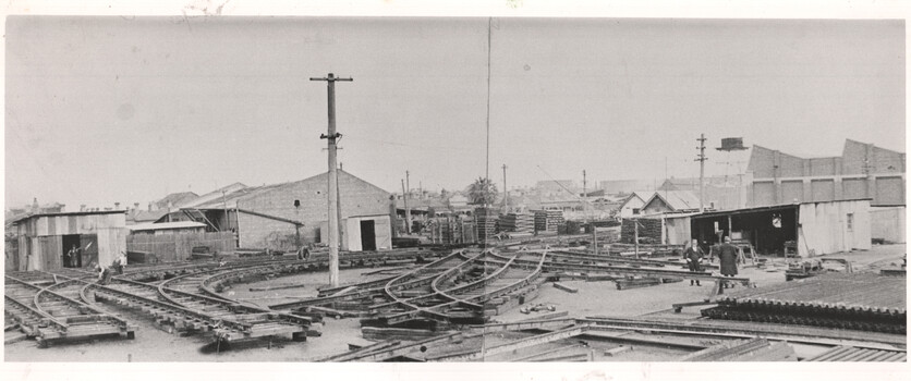 MMTB South Melbourne - Perway yard - special work.