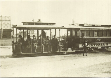 Cable tram Victoria St terminus - tram 233