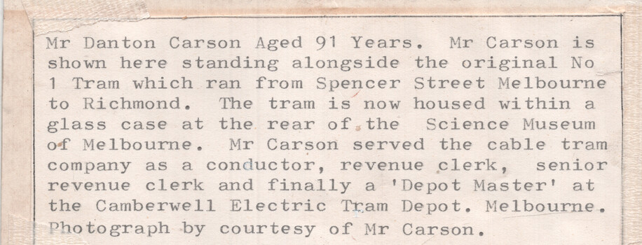 Danton Carson & cable tram 1 - rear note