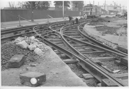 New run out track Essendon Depot