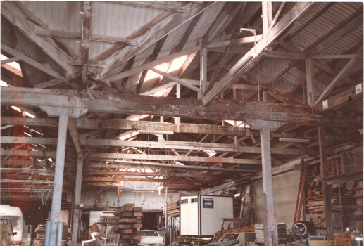 Interior of Port Melbourne cable tram carhouse