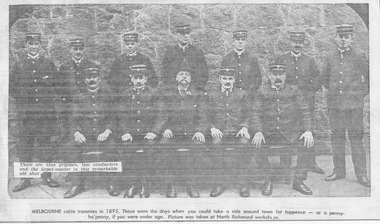 Staff at Victoria Bridge cable tram depot