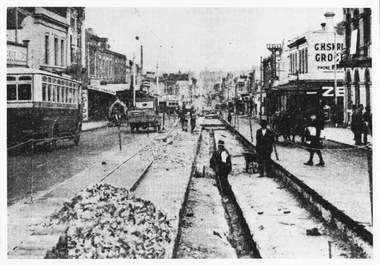 Replacing cable tracks with electric tracks