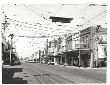 Glenferrie Road, Malvern Depot entrance looking south