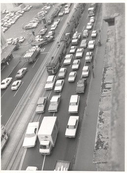 MMTB Traffic Congestion Spencer St. - looking south