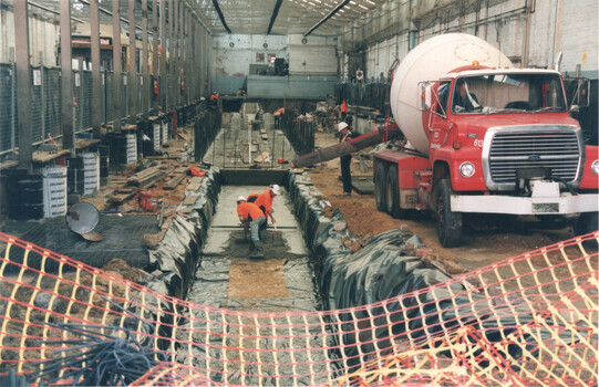 Installation of new pits and tram inspection stands - 1