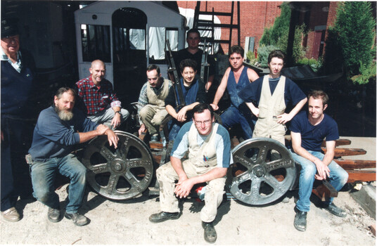 Reconstruction of cable tram set - Stanhope St - 