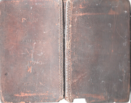 Journal or ticket record wallett - Esplanade St Kilda depot - outside