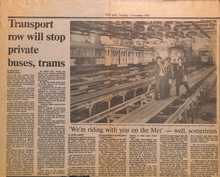"Transport row will stop private, buses, trams"