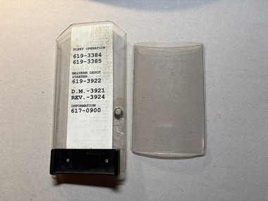 Functional object - Table card holder, The Met, 1980s?