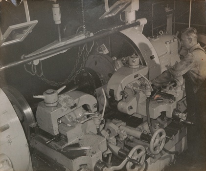 Preston Workshops - wheel lathe