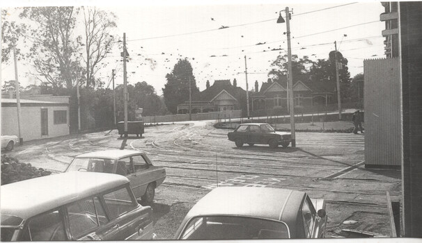 Hawthorn Tram Depot - Wallen Road - yard view