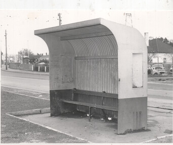 Tramway shelters - various types - 1