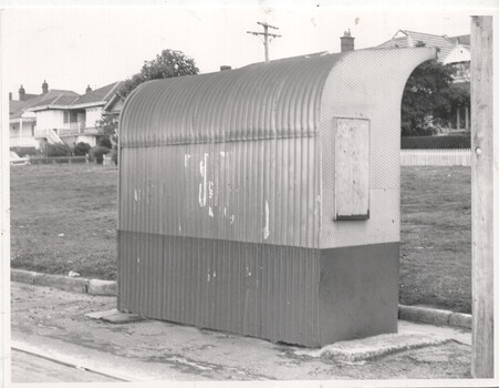 Tramway shelters - various types - 2