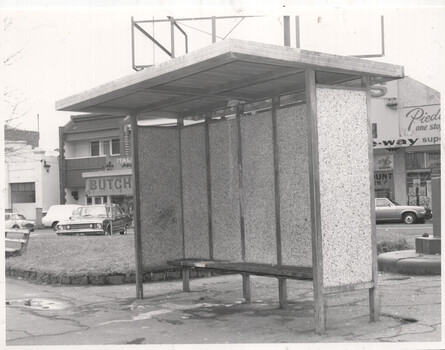 Tramway shelters - various types - 4