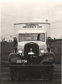 Photograph - Tramways Emergency Car, 1930s?