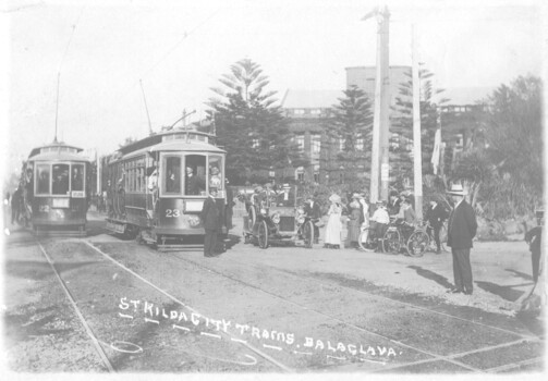St Kilda City Trams at St Kilda Town Hall