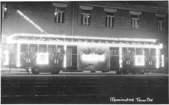 Illuminated Tram Car