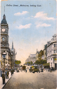 Postcard - R.E.M. Series Postcard, Collins Street, 1913, C.1913