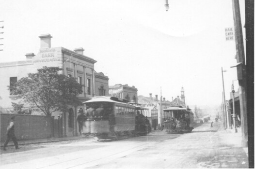 Cable trams on Bridge Road, Richmond, c. 1920
