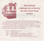 City Circle tram launch - inside of invite
