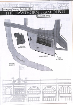 "Heritage future for Hawthorn Tram Depot" - map page