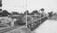 One of the first trams across Maribyrnong River bridge.