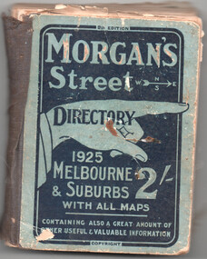 "Morgan Street Directory" - cover