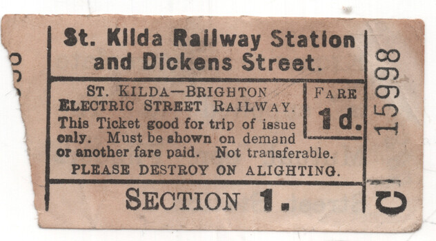 VR - St Kilda station & Dickens St