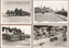 Set of four postcards mounted