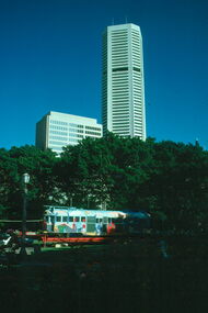 Tram W2 234 on display Sydney Hyde Park